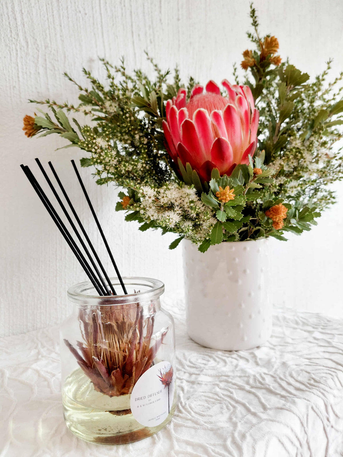 Japanese Honeysuckle – Dried Diffuser by B & M Flower Farm